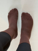 Espresso Grip Sock