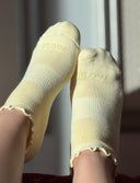 Ruffle “Flow” Grip Sock