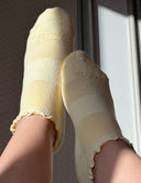 Ruffle “Flow” Grip Sock